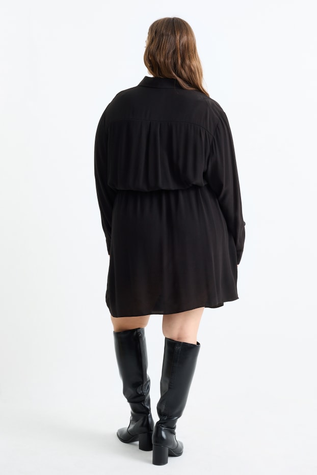 Dona - Vestit camiser - negre