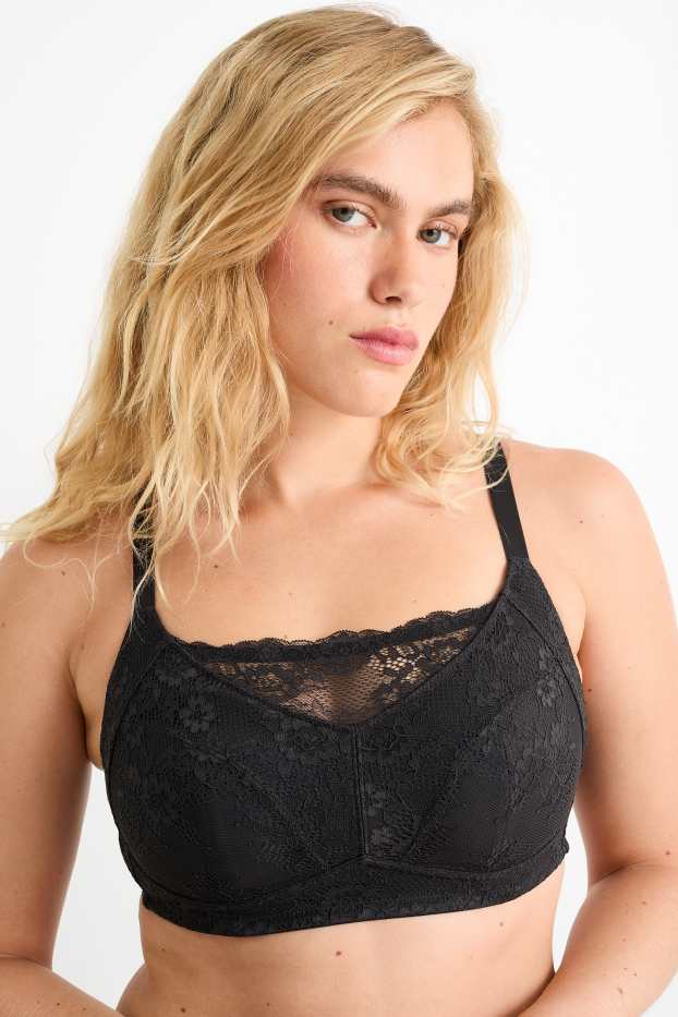 Donna - Reggiseno post operatorio senza ferretti - nero