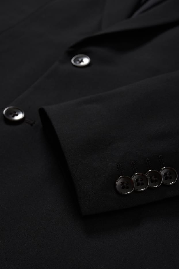 Hommes - Veste de costume - regular fit - Flex - LYCRA® - Mix & Match - noir