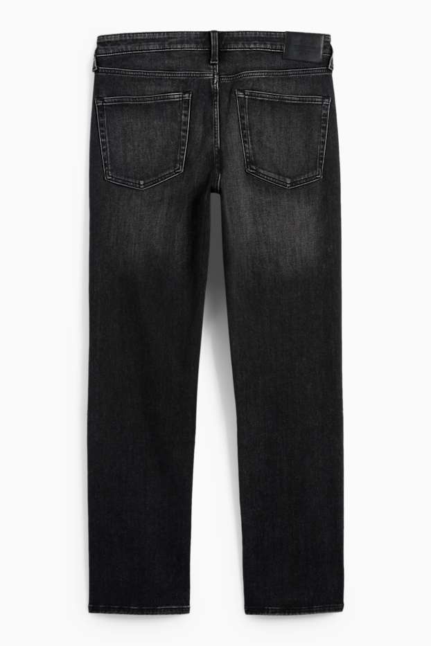 Uomo - Straight jeans - jeans termici - Flex jog denim - jeans grigio scuro
