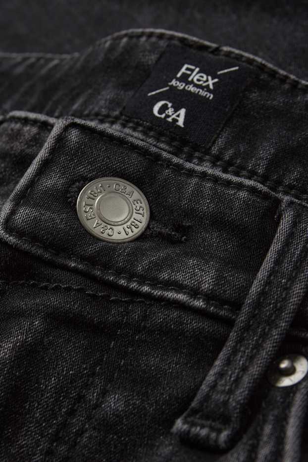 Uomo - Straight jeans - jeans termici - Flex jog denim - jeans grigio scuro