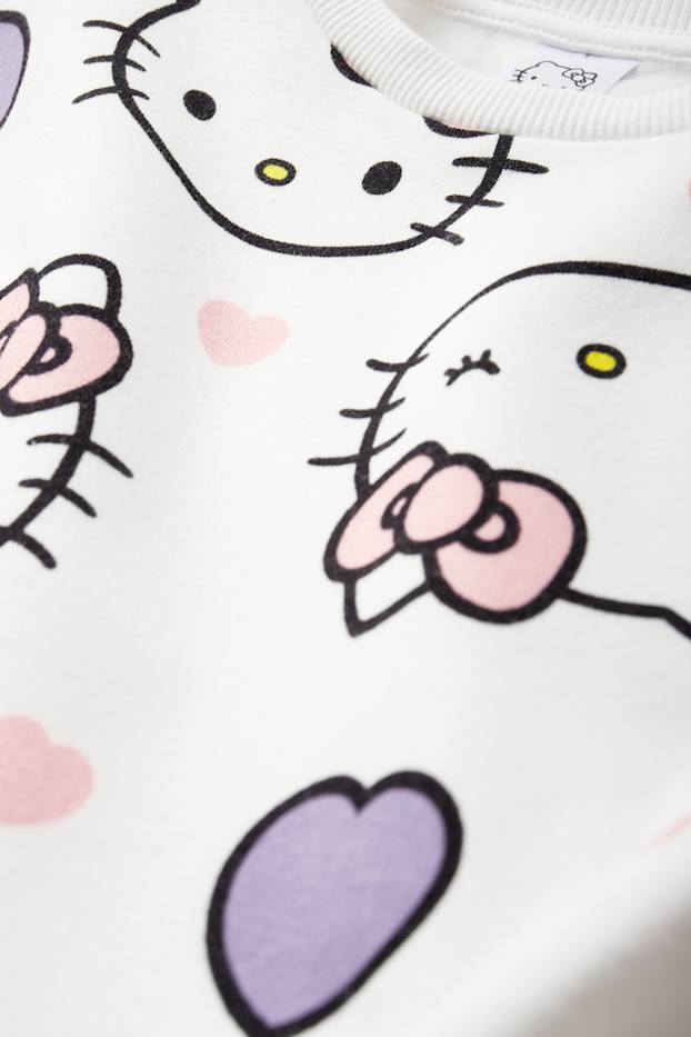 Nena - Hello Kitty - conjunt - dessuadora i leggings - 2 peces - blanc trencat