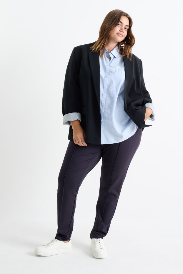 Donna - Leggings - blu scuro