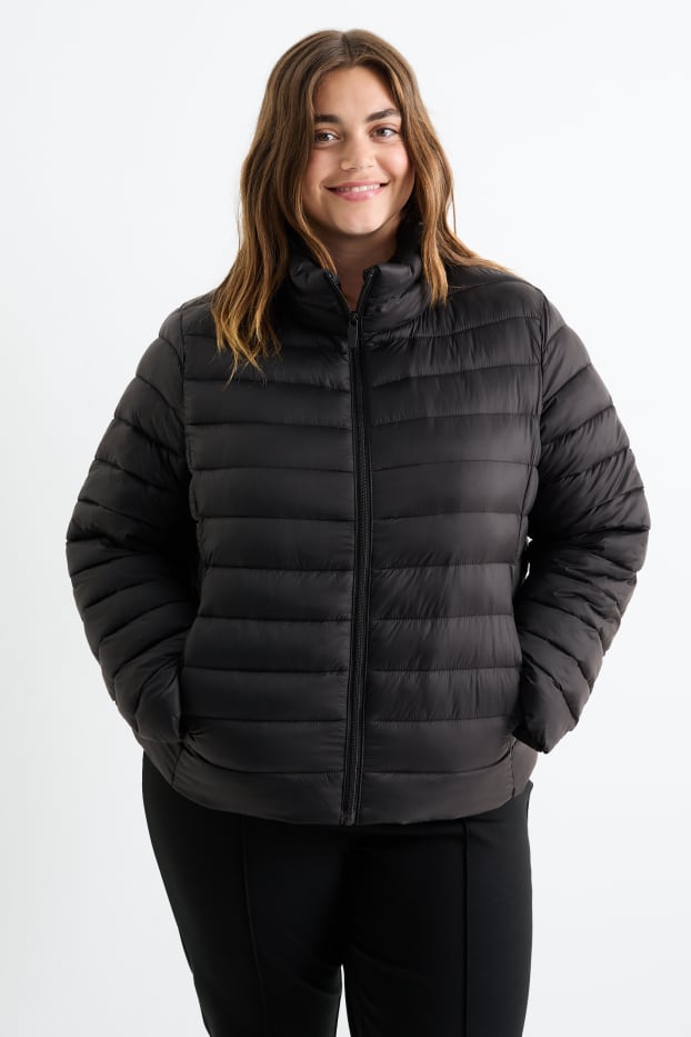 Damen - Steppjacke - schwarz