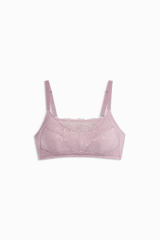 Donna - Reggiseno post operatorio senza ferretti - viola chiaro