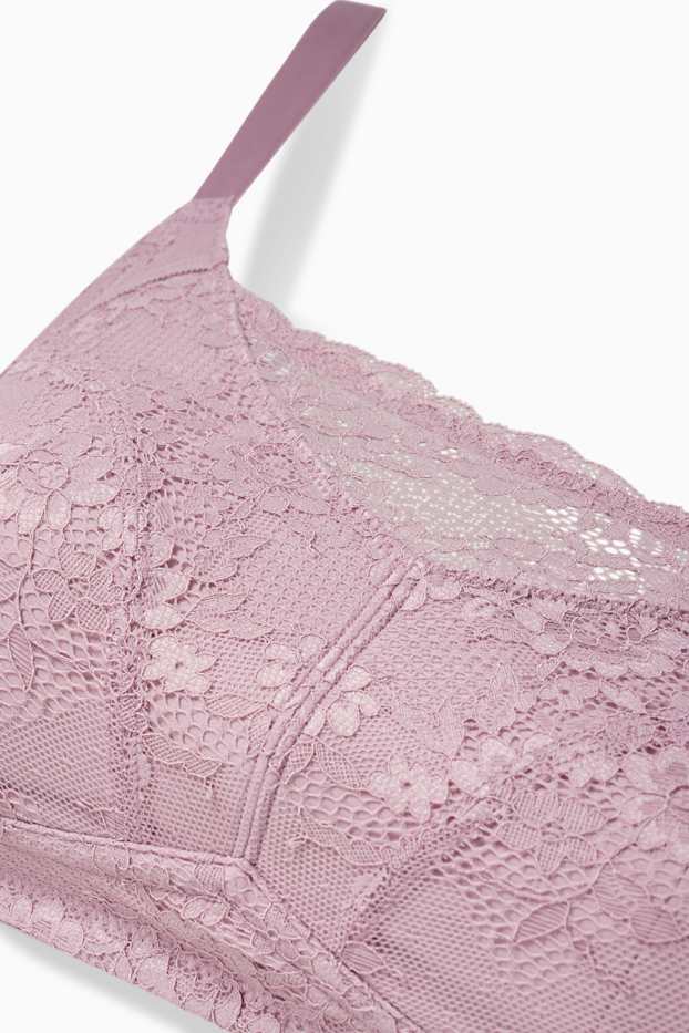 Donna - Reggiseno post operatorio senza ferretti - viola chiaro