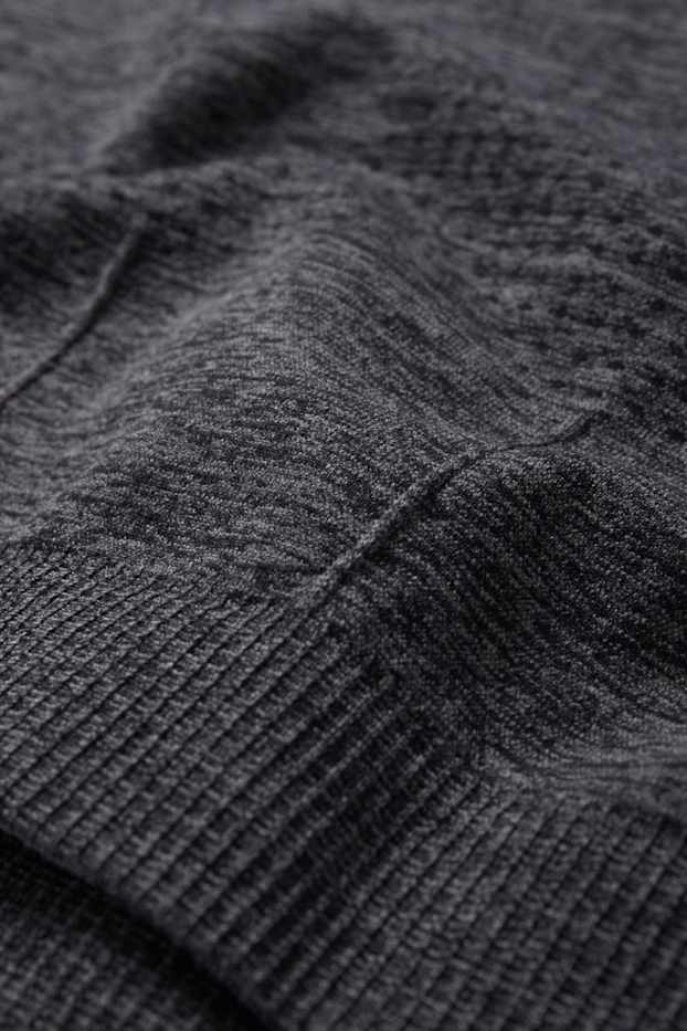 Femmes - Haut court de sport - protection UV - gris anthracite