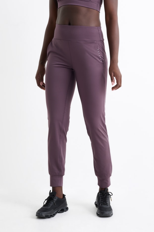 Damen - Funktionshose - 4 Way Stretch - UV-Schutz - violett
