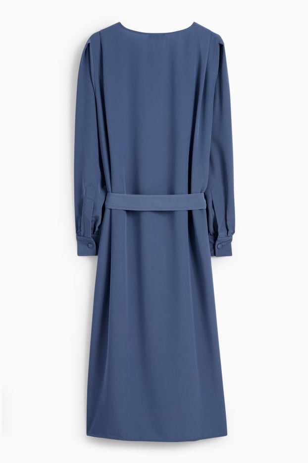 Femmes - Robe-chemisier - bleu