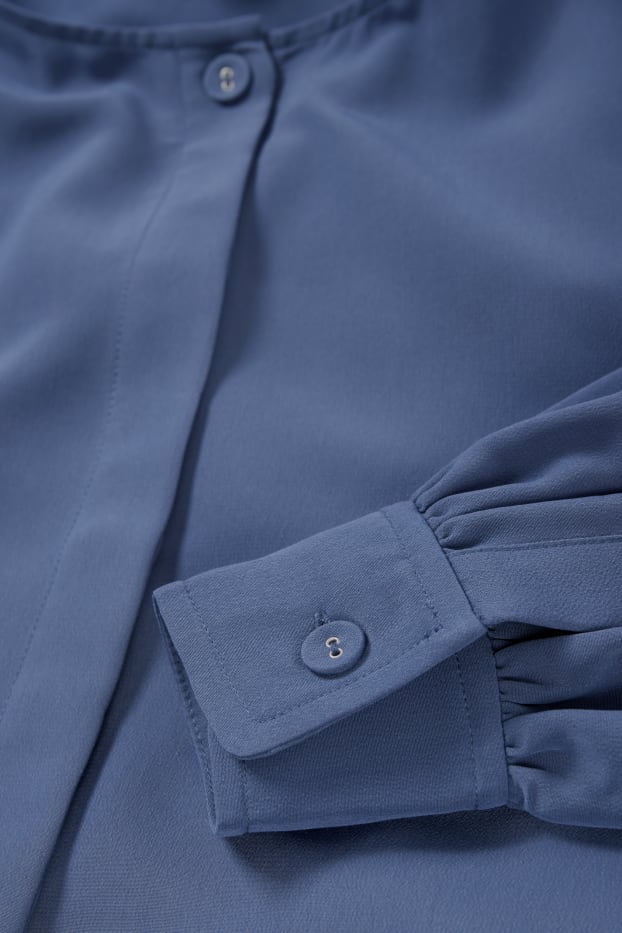 Femmes - Robe-chemisier - bleu