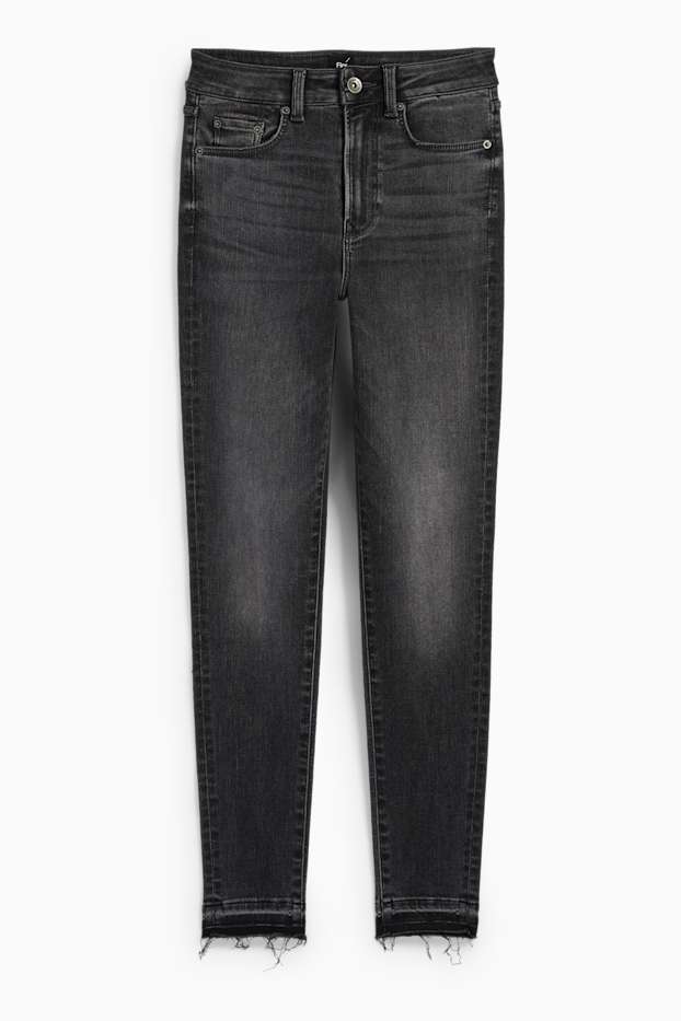 Women - Skinny jeans - high waist - LYCRA® ADAPTIV Fiber - denim-dark gray