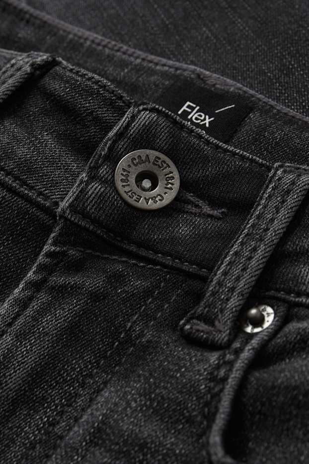 Women - Skinny jeans - high waist - LYCRA® ADAPTIV Fiber - denim-dark gray