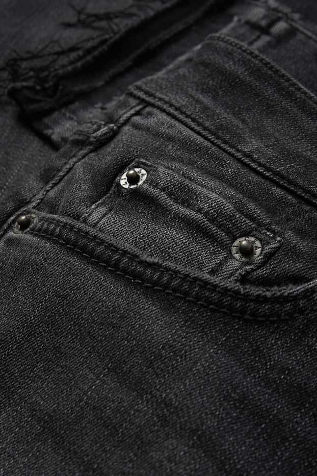 Women - Skinny jeans - high waist - LYCRA® ADAPTIV Fiber - denim-dark gray