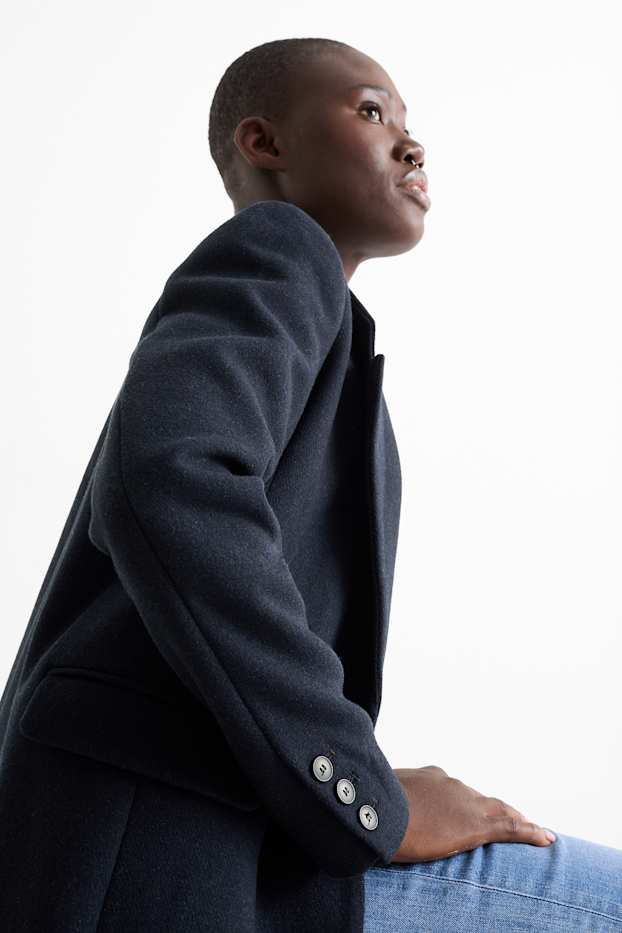 Damen - Mantel - dunkelblau