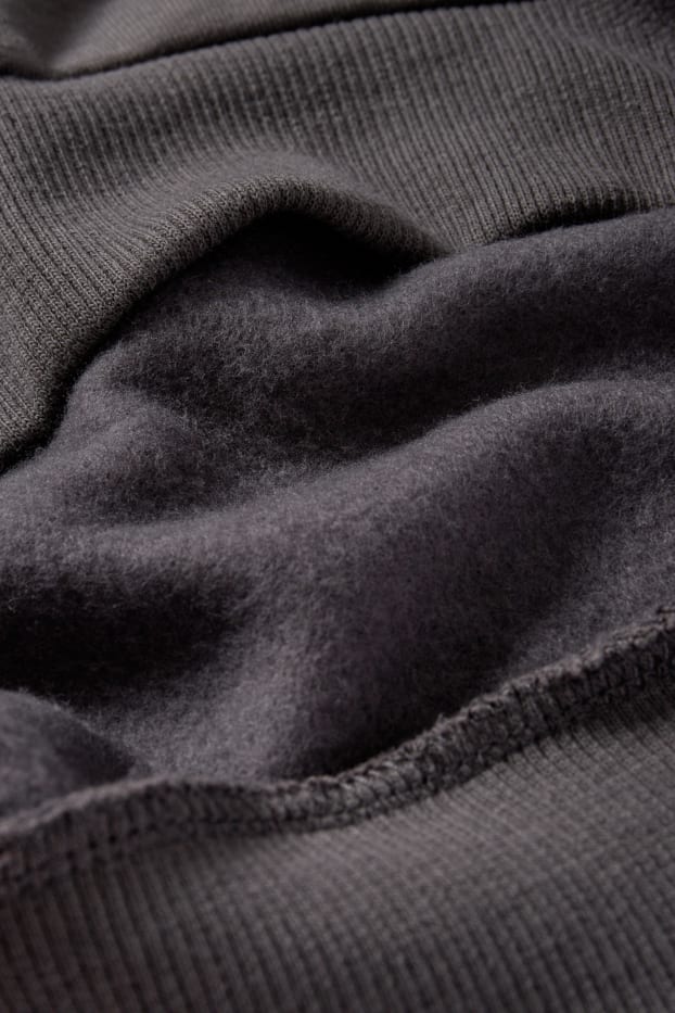Enfants filles - Lilo & Stitch - sweat à capuche - gris foncé