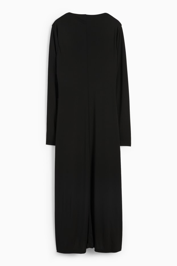 Dona - Vestit de punt de mitja - negre