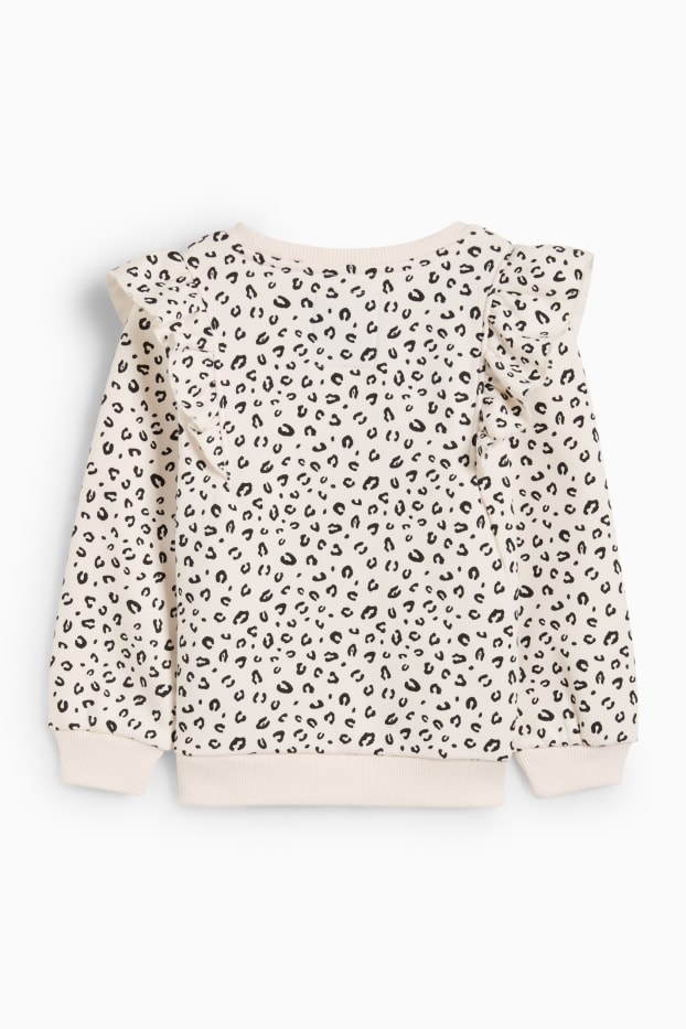 Enfants filles - Minnie Mouse - sweat - à motifs - beige