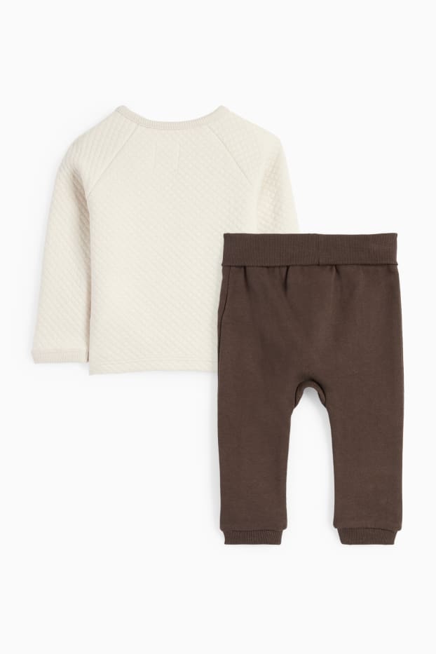 Baby Buben - Fuchs - Baby-Outfit - 2 teilig - beige