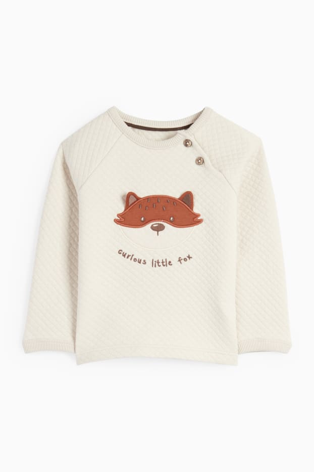 Baby Buben - Fuchs - Baby-Outfit - 2 teilig - beige