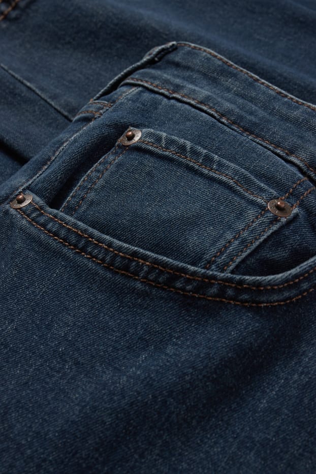 Heren - Straight jeans - LYCRA® - jeansdonkerblauw