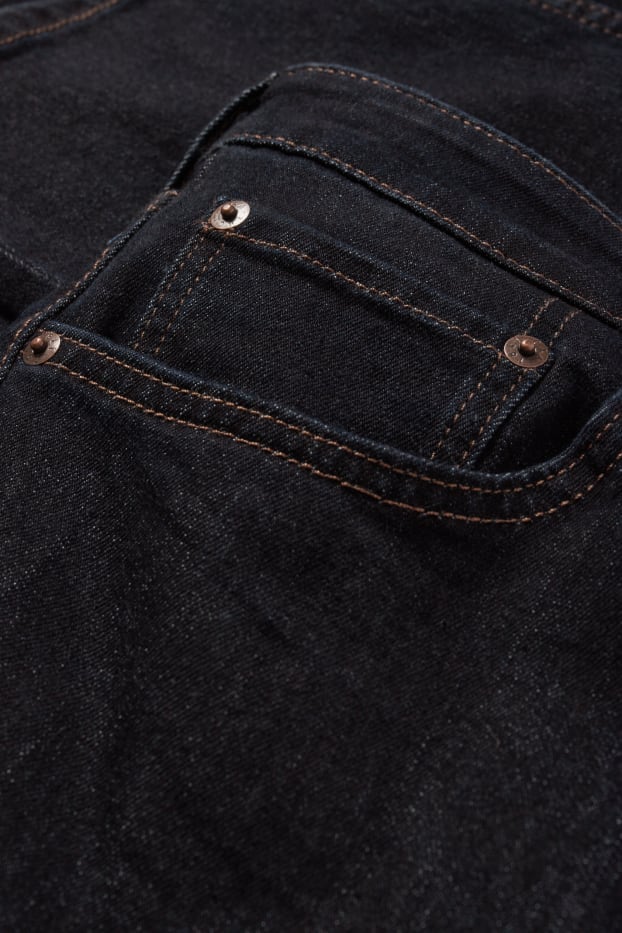 Pánské - Straight jeans - LYCRA® - džíny - tmavomodré