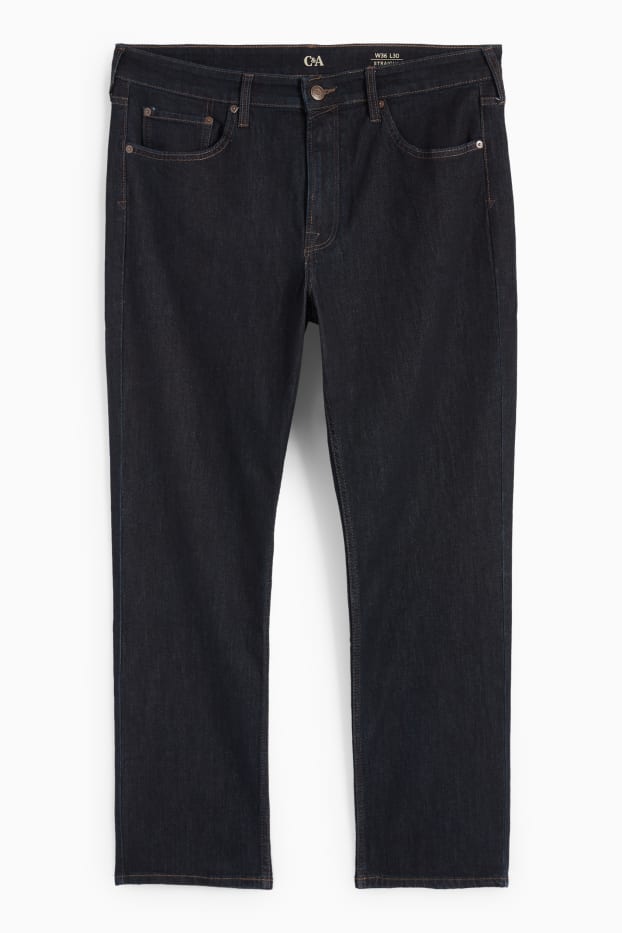 Pánské - Straight jeans - LYCRA® - džíny - tmavomodré
