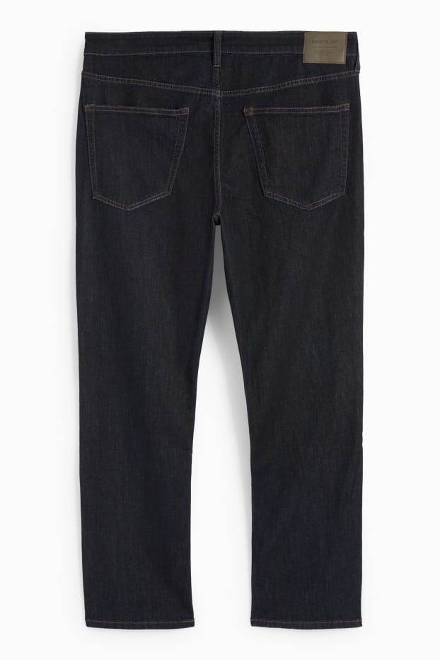 Pánské - Straight jeans - LYCRA® - džíny - tmavomodré