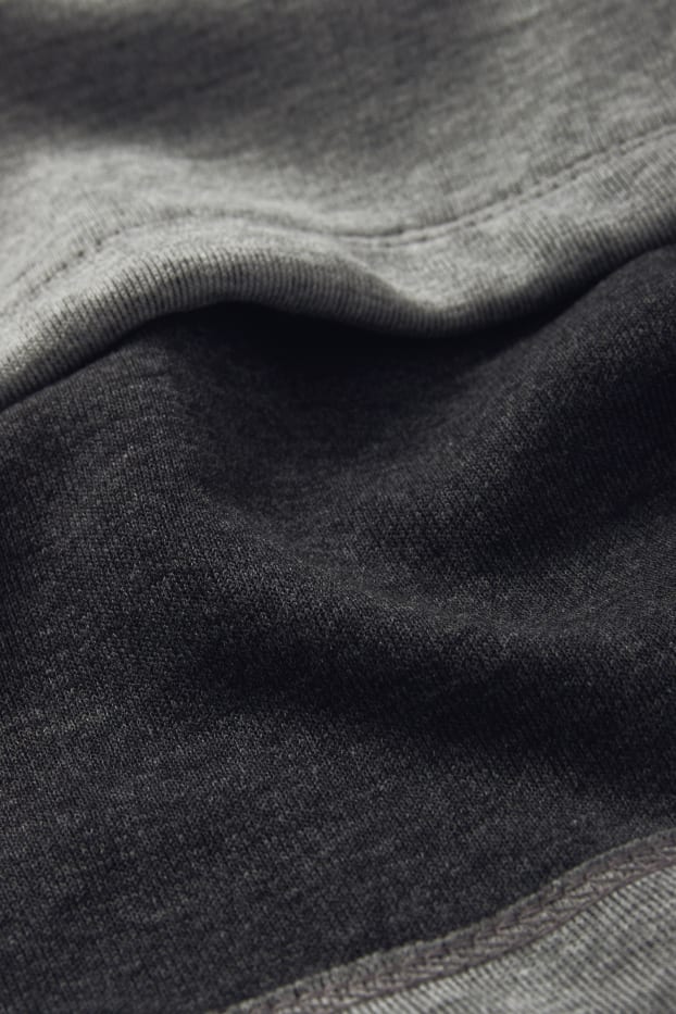 Damen - Funktions-Sweatjacke mit Kapuze - grau