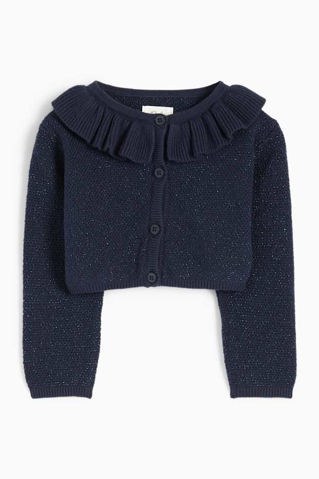 Baby Mädchen - Baby-Outfit - 2 teilig - rot / blau