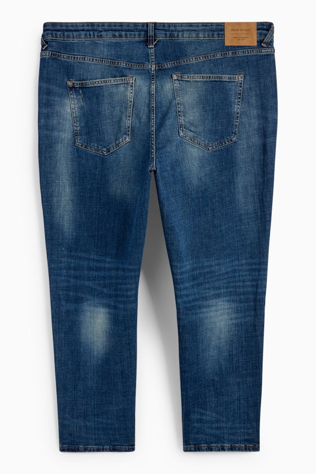 Damen - Boyfriend Jeans - Mid Waist - LYCRA® - jeansblau