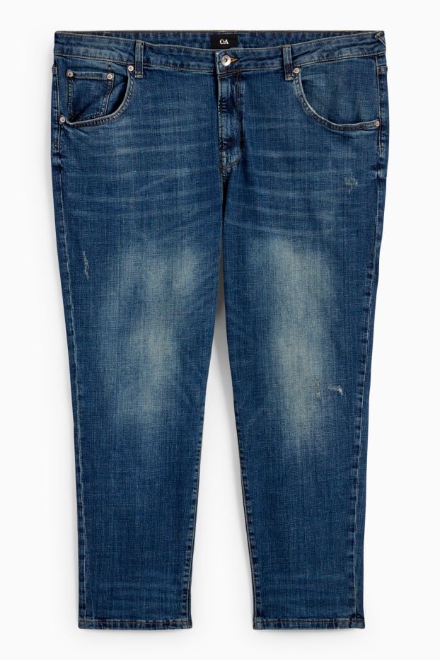Damen - Boyfriend Jeans - Mid Waist - LYCRA® - jeansblau