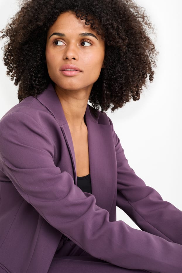 Femei - Blazer office - relaxed fit - violet