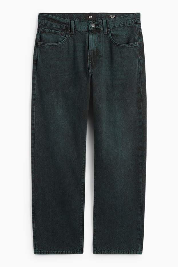 Uomo - Relaxed jeans - verde scuro