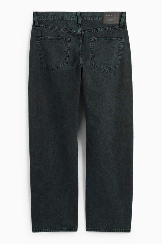 Uomo - Relaxed jeans - verde scuro