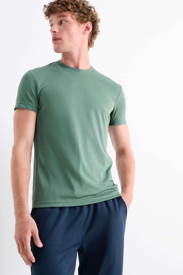Heren - Sportshirt - groen