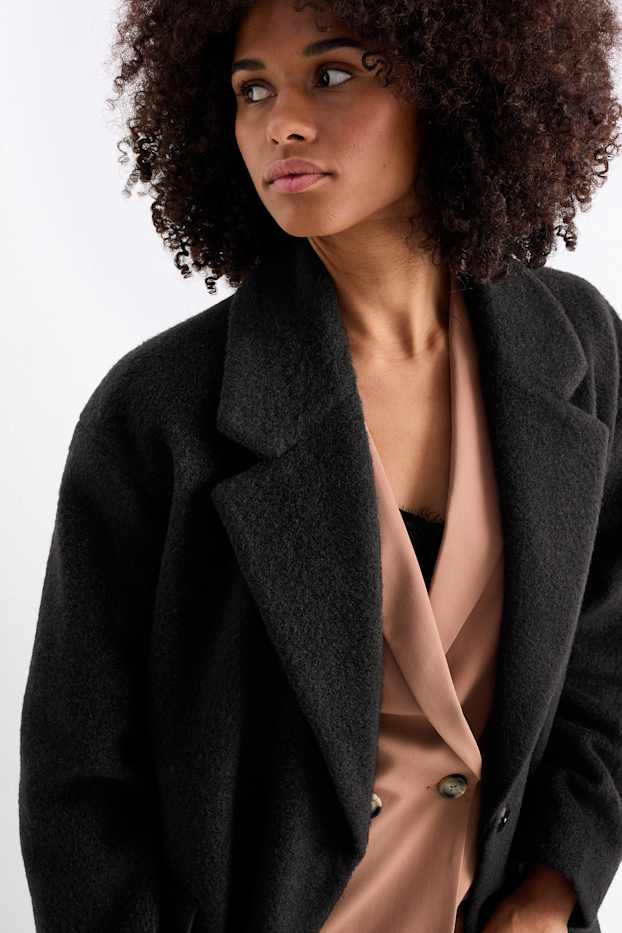 Damen - Mantel - schwarz