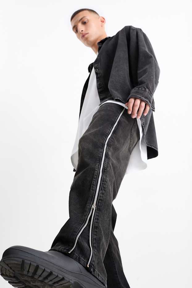 Herren - Relaxed Jeans - schwarz