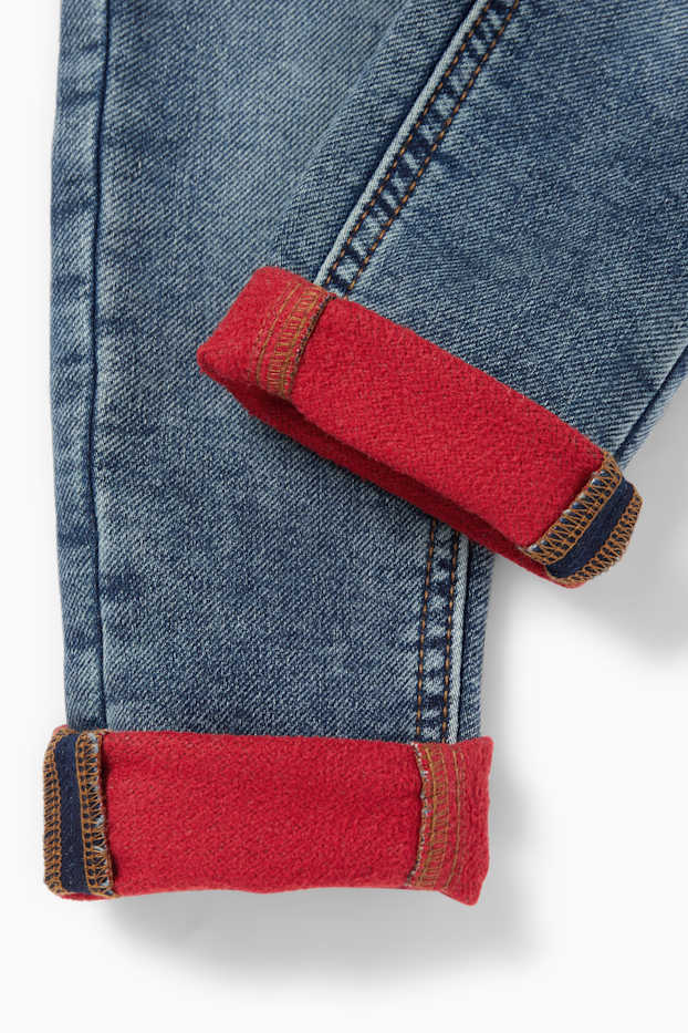 Kinder Jungen - Slim Jeans - Thermojeans - Jog Denim - jeansblau