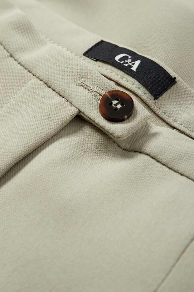 Donna - Pantaloni - vita alta - tapered fit - verde chiaro