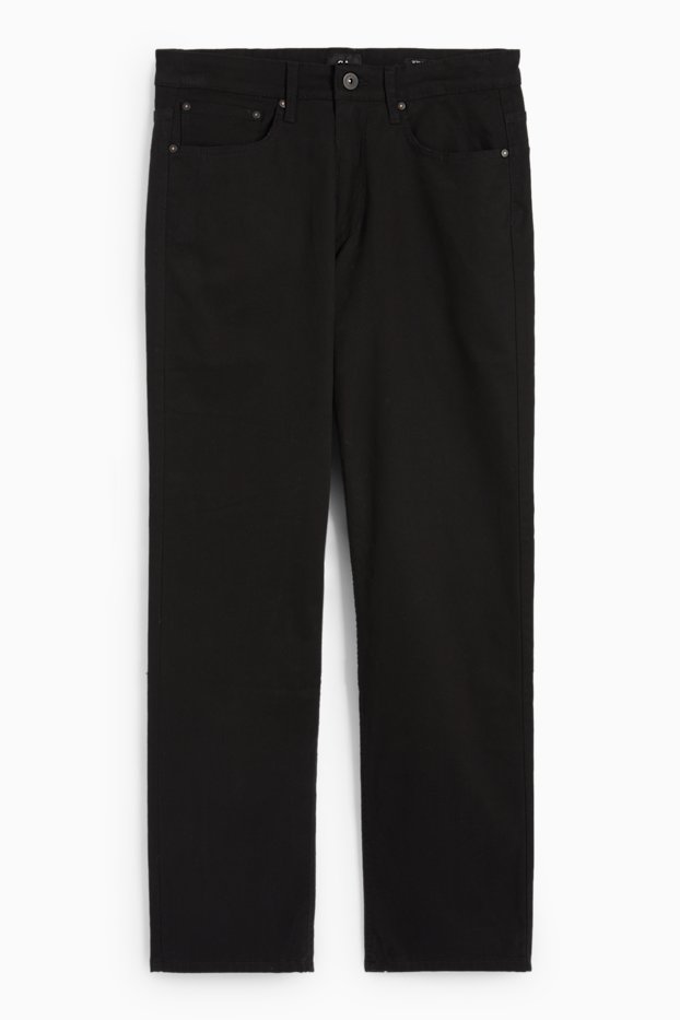 Uomo - Pantaloni termici - regular fit - jeans grigio scuro
