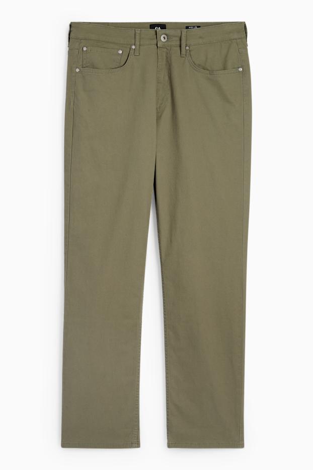 Men - Thermal trousers - regular fit - dark green