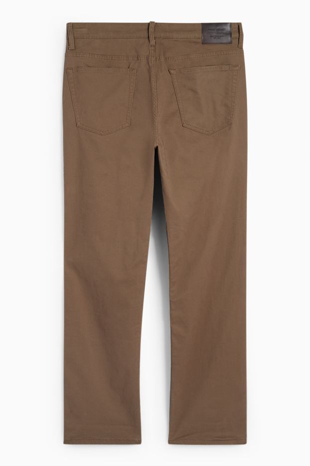 Uomo - Pantaloni termici - regular fit - marrone