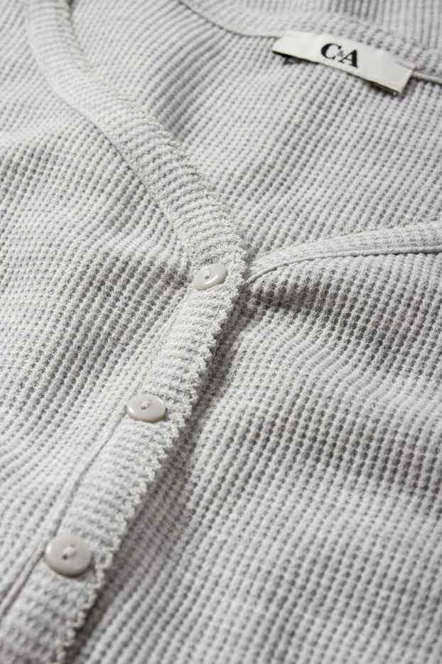 Femei - Pijama - structurată - gri