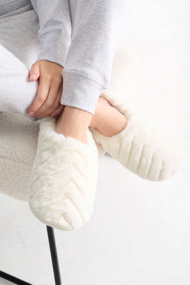 Dona - Sabatilles de casa - beix clar