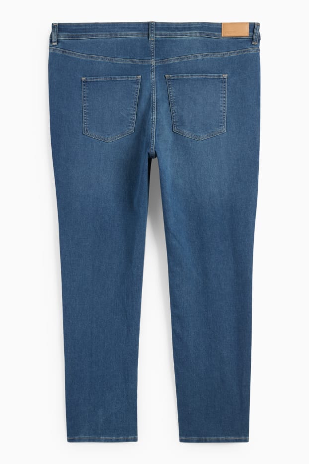 Dámské - Slim jeans - mid waist - jog denim - džíny - modré