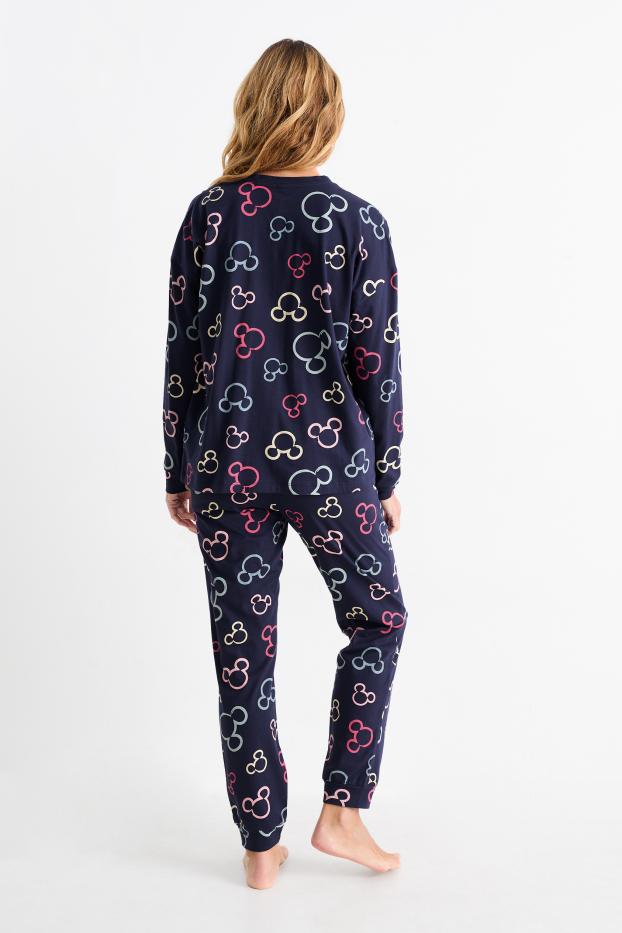 Femmes - Pyjama - Mickey Mouse - bleu foncé