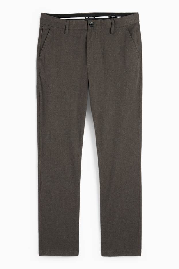 Herren - Chino - Slim Fit - dunkelbraun