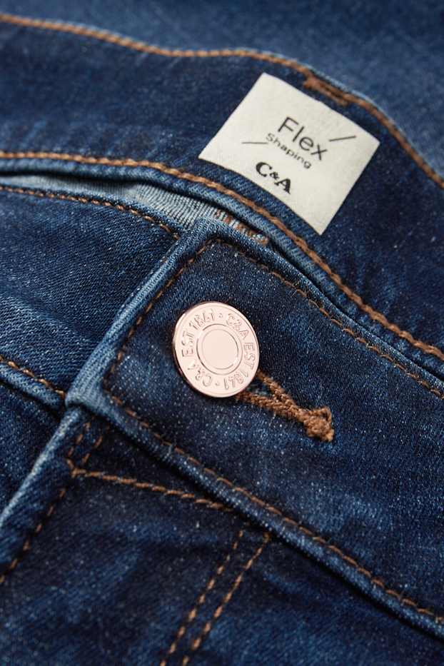 Dona - Skinny jeans - mid waist - shaping jeans - LYCRA® - texà blau