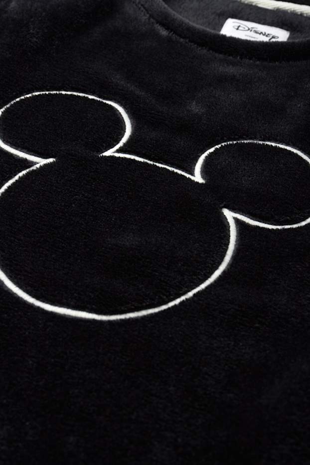 Damen - Winterpyjama - Micky Maus - schwarz