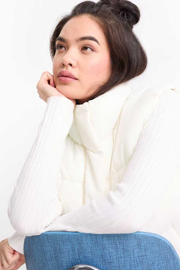 Dames - Bodywarmer - wit